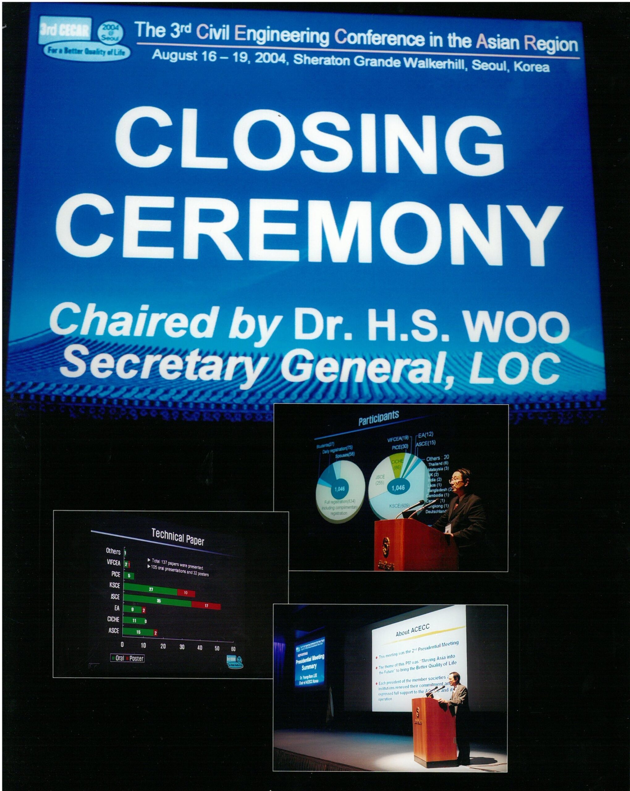 3rd CECAR in Seoul on August 16-19, 2004